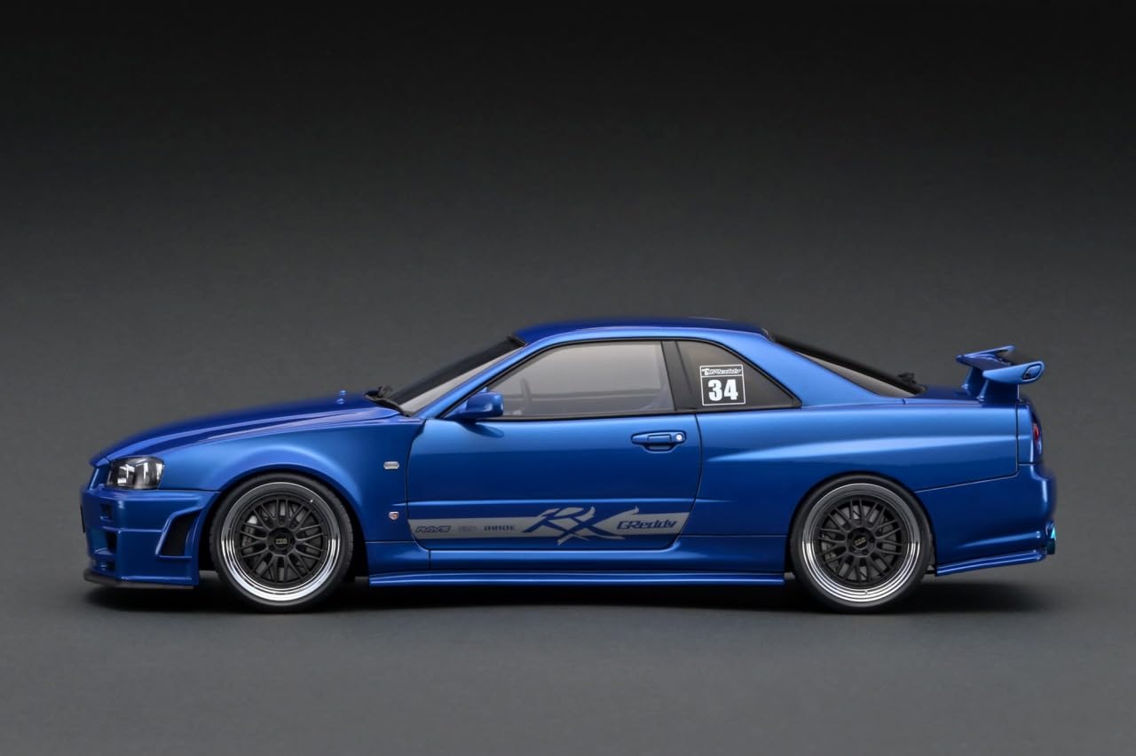 イグニッションモデル　1/18 TRUST GReddy 34RX Amazon | ignition model 1/18 TRUST GReddy 34RX Blue Metallic